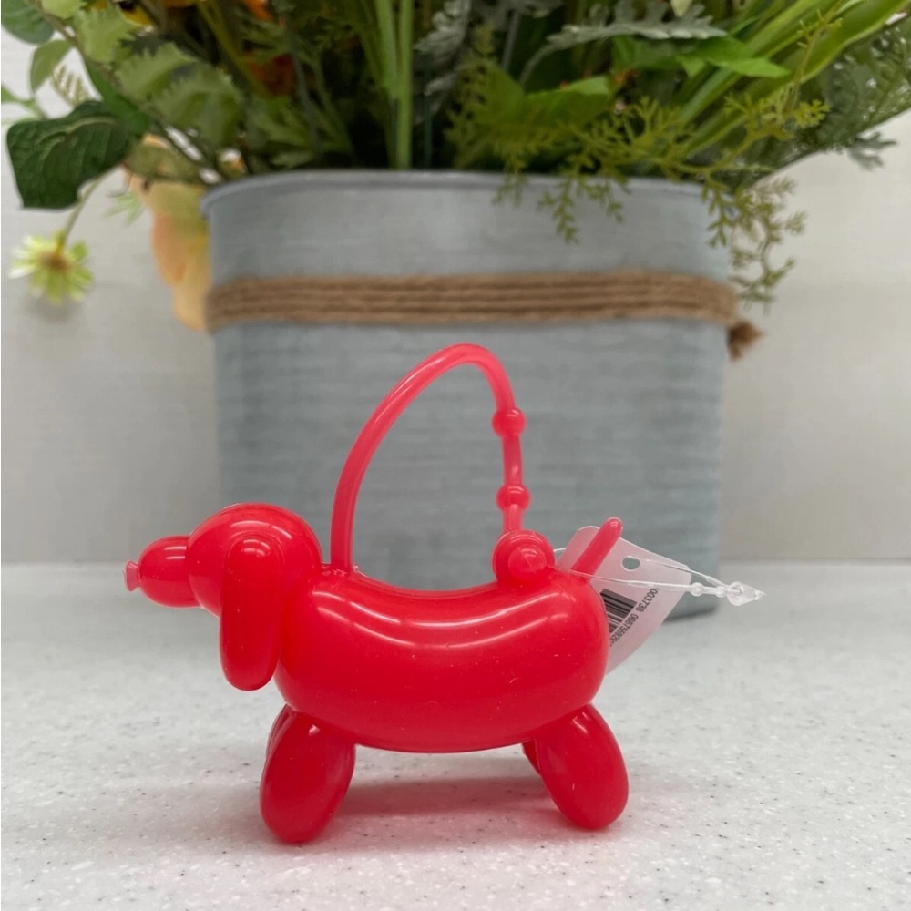 NWT** Bath And Body Works Red Balloon Weiner Dog PocketBac Holder